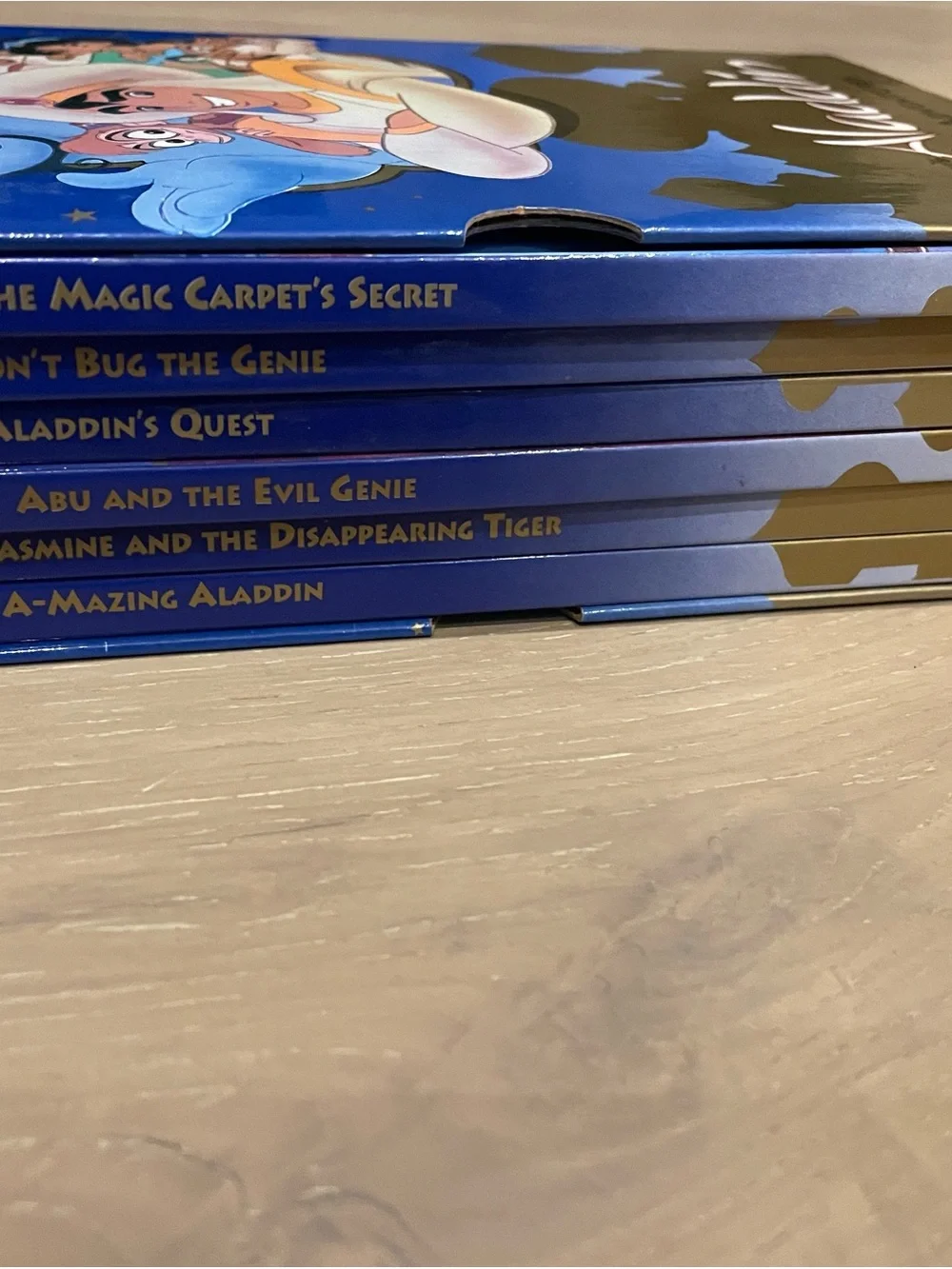 Vintage Aladdin Book Set (6 hardcover books)